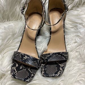 Snakeskin Patterned Women's Sandals